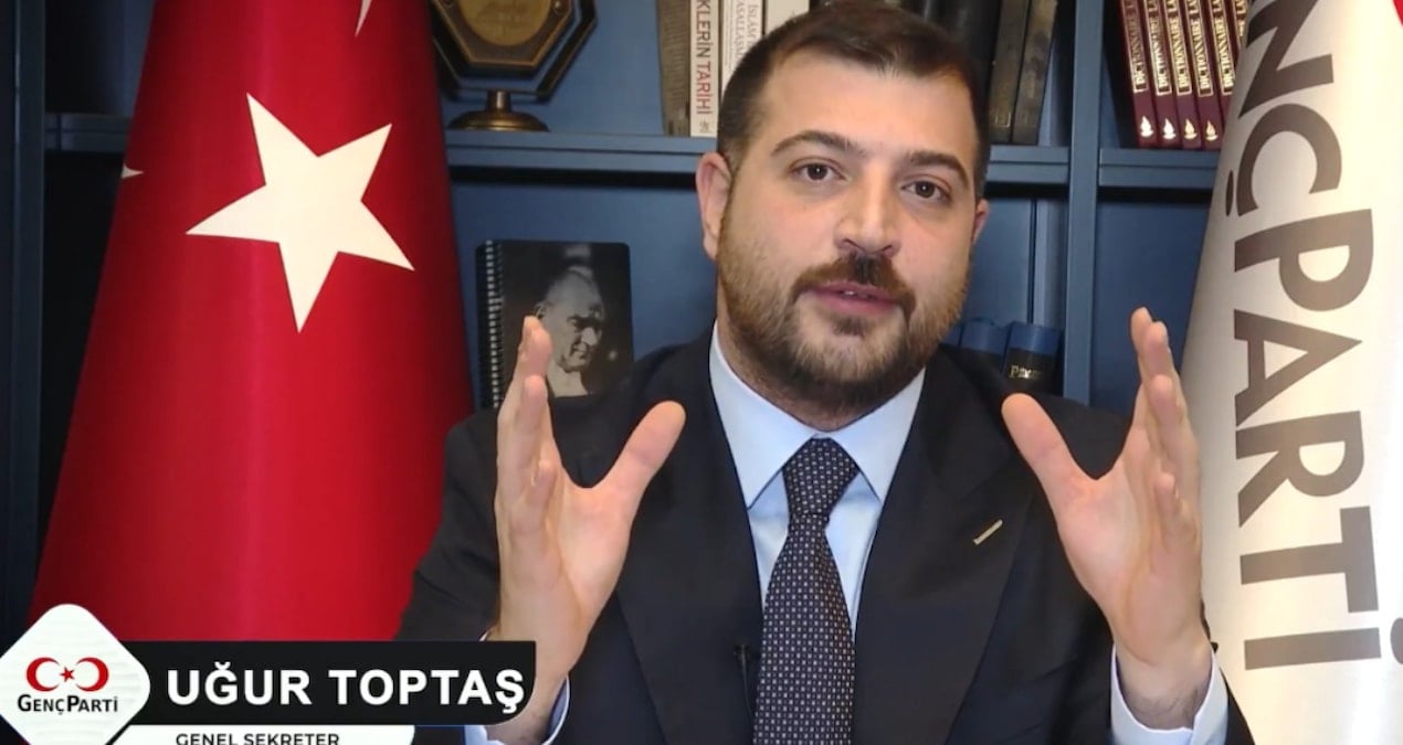 Genç Partili Uğur Toptaş, partisinden istifa etti